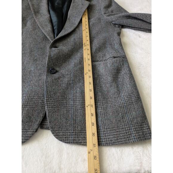 Vintage‎ Hunt Valley Wool Blazer Mens 42R Sportscoat Office Tweed Business USA - Picture 8 of 14
